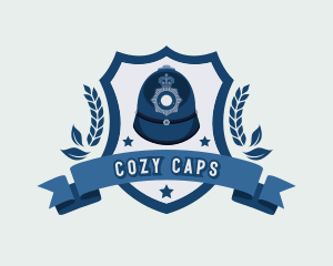 Police Officer Cap logo design