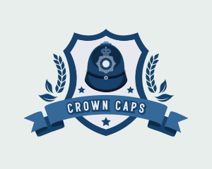 Police Officer Cap logo design