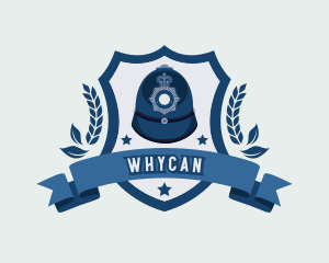 Police Cap - Police Officer Cap logo design