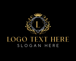 Luxurious - Luxury Crown Boutique logo design