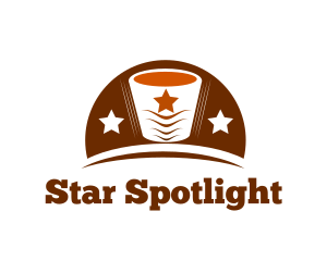 Brown Stars Coffee logo design