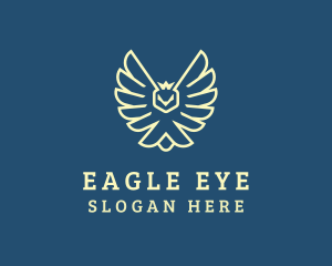 Soaring Royal Eagle logo design