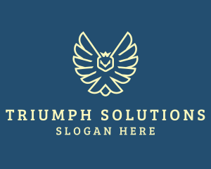 Triumph - Soaring Royal Eagle logo design