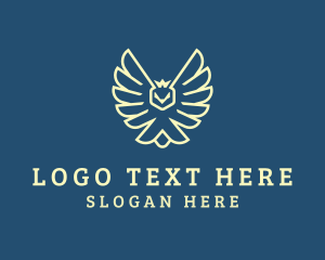 Luxury - Soaring Royal Eagle logo design