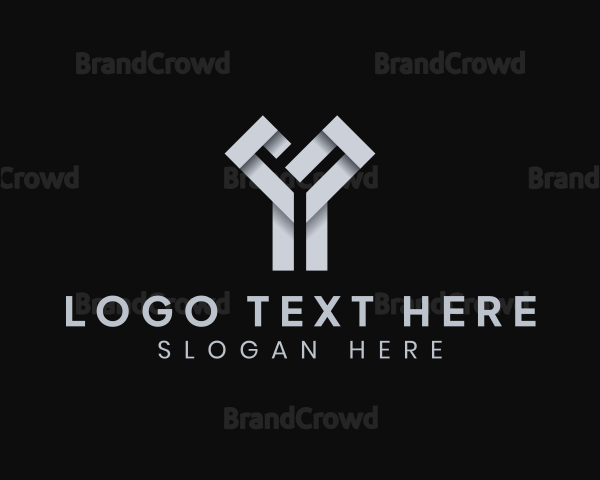 Origami Business Letter Y Logo