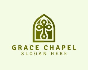 Chapel - Holy Chapel Cross logo design