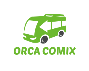 Green Van Bus Logo