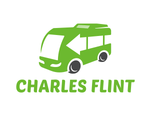 Green Van Bus logo design