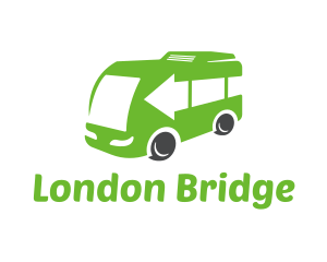 Green Van Bus logo design