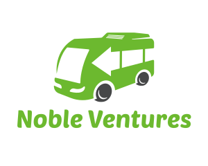 Green Van Bus logo design