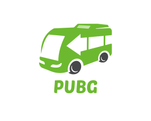 Consignment - Green Van Bus logo design