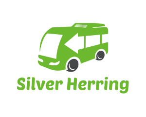 Green Van Bus logo design