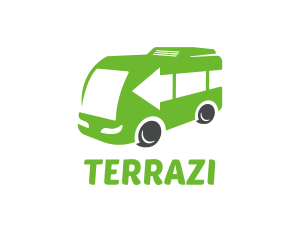 Green Van Bus logo design