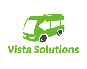 Green Van Bus logo design