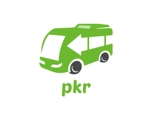 Green Van Bus logo design