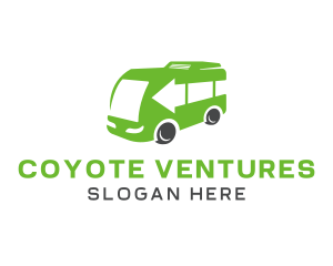 Green Van Bus logo design