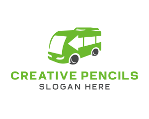 Green Van Bus logo design