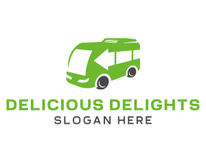 Green Van Bus logo design