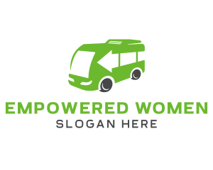 Green Van Bus logo design