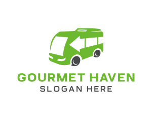 Green Van Bus logo design