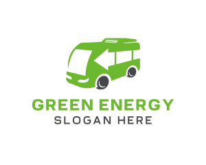 Green Van Bus logo design