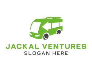 Green Van Bus logo design