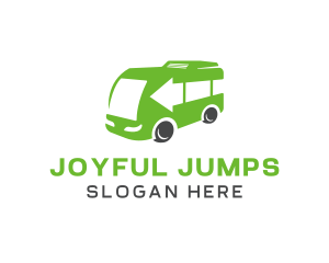 Green Van Bus logo design