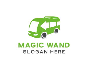 Green Van Bus logo design