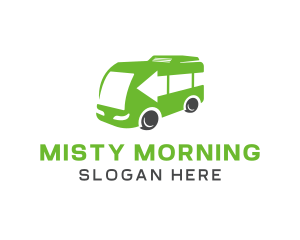 Green Van Bus logo design