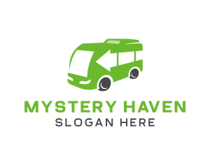 Green Van Bus logo design