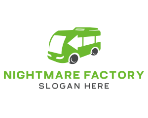 Green Van Bus logo design