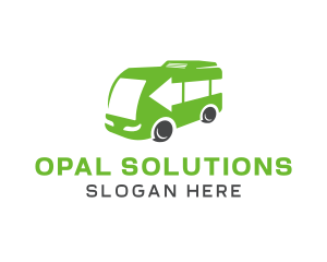 Green Van Bus logo design