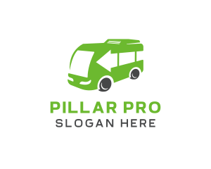 Green Van Bus logo design