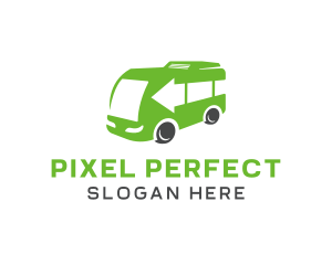 Green Van Bus logo design