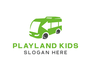 Green Van Bus logo design