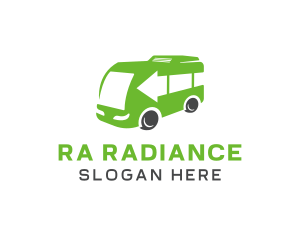 Green Van Bus logo design