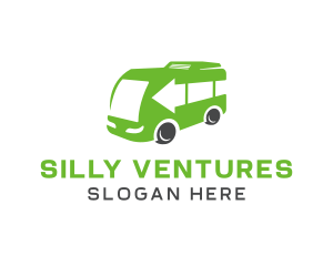 Green Van Bus logo design