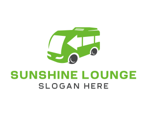 Green Van Bus logo design