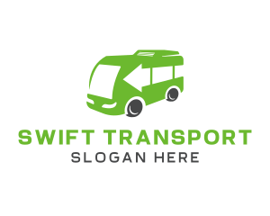 Green Van Bus logo design