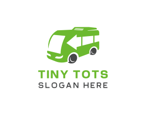 Green Van Bus logo design