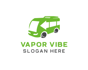 Green Van Bus logo design