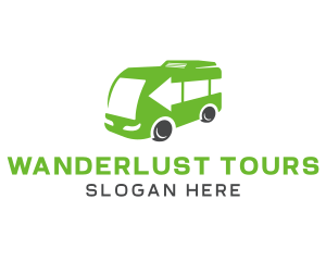 Green Van Bus logo design