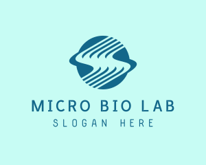 Biotech Wave Laboratory logo design