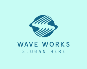 Biotech Wave Laboratory logo design