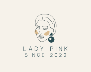 Lady Jewelry Accessory logo design