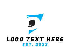 Messaging - Tornado Letter D logo design