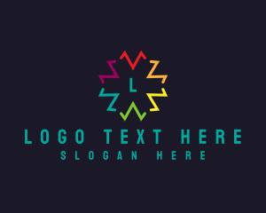 Marketing - Multicolor Marketing Agency logo design