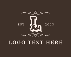 Texas - Western Countryside Salon logo design