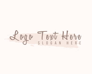 High End - Feminine Cursive Fashion logo design