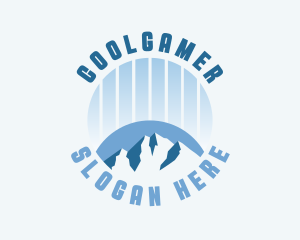 Traveler - Blue Ice Mountain logo design